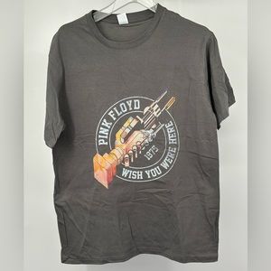 Pink Floyd Rock Band Wish You were Here '75 Adult T-Shirt